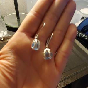 Blue, cz diamonds